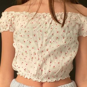 Brandy Melville Off the Shoulder Top